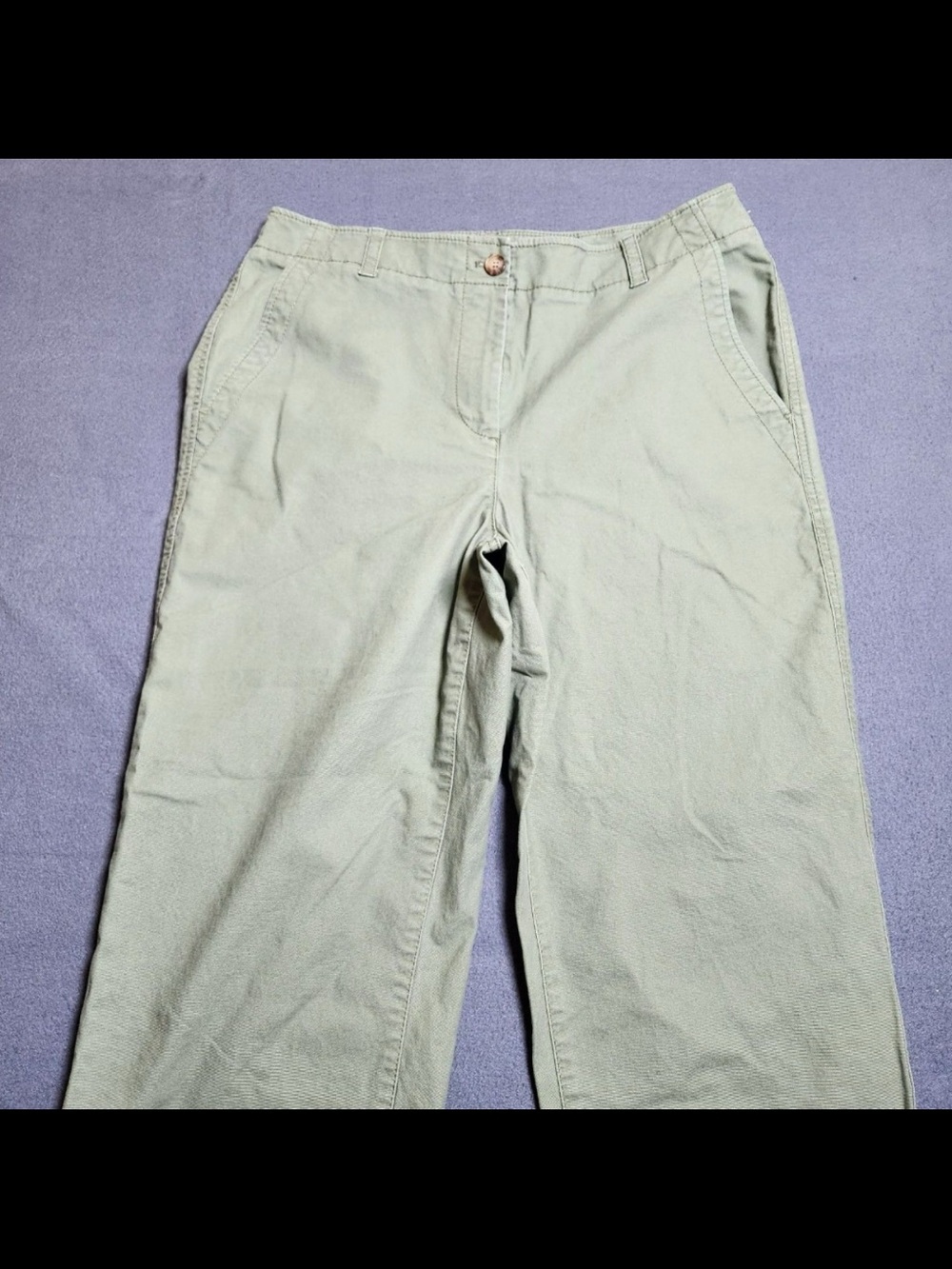 Talbots Light Sage Straight-Leg Chinos